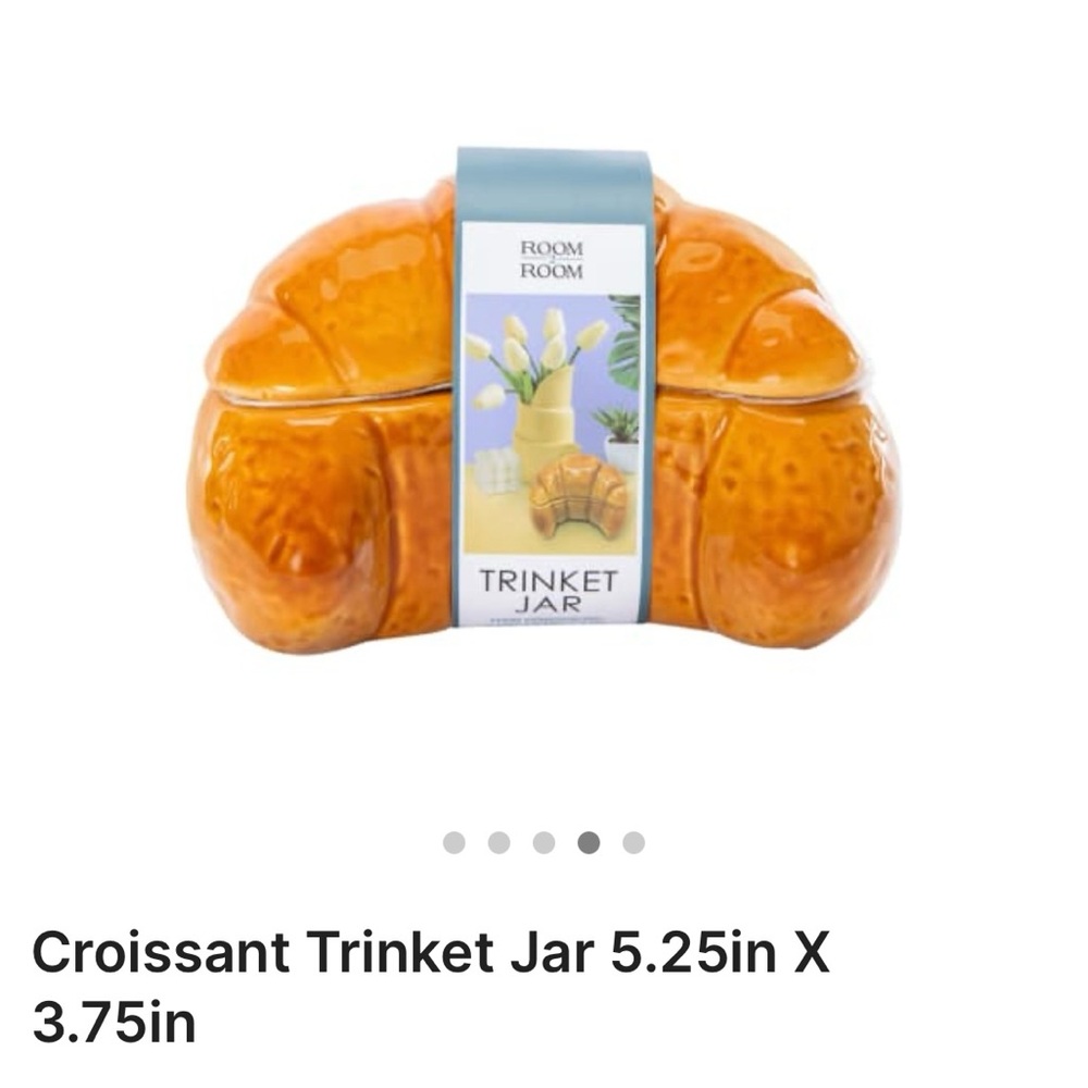 COPY - Viral Croissant 🥐 Trinket Box from five below! - Picture 3 of 7